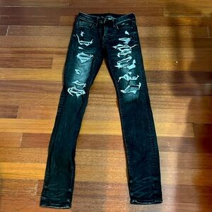 American eagle black pants 28 waist 32 length